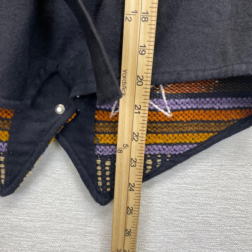 Jane Ashley Vintage Cotton Tapestry Vest Star Applique Southwestern Boho Small - Picture 6 of 9